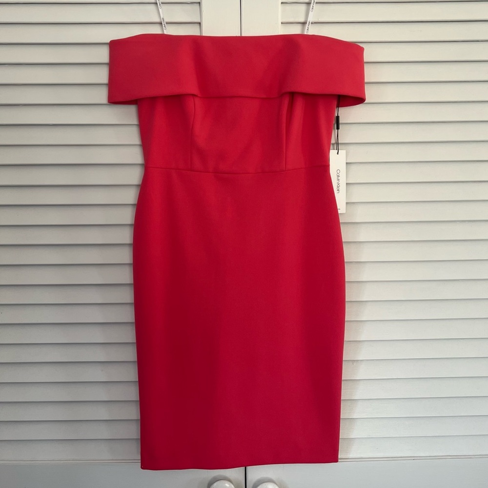 Over The Shoulder Cocktail Dress - Picture 4 of 7